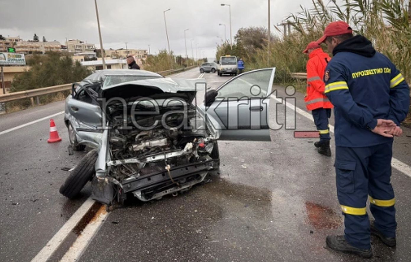 Τροχαίο στο Ρέθυμνο: Ένας νεκρός κι ένας σοβαρά τραυματίας &#8211; Δείτε φωτογραφίες