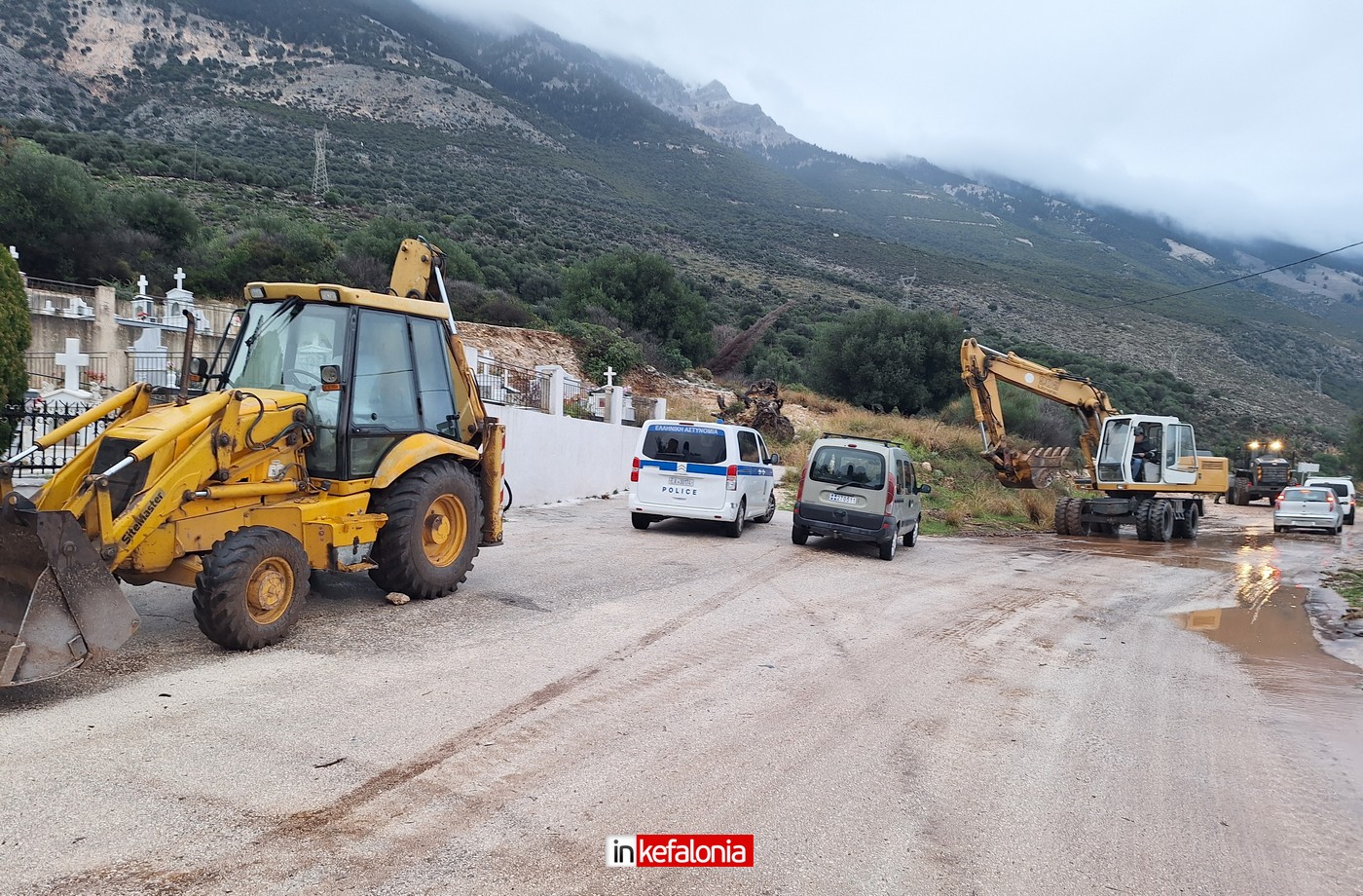 Εικόνες καταστροφής από την κακοκαιρία στην Κεφαλονιά &#8211; Σε απόγνωση οι κάτοικοι