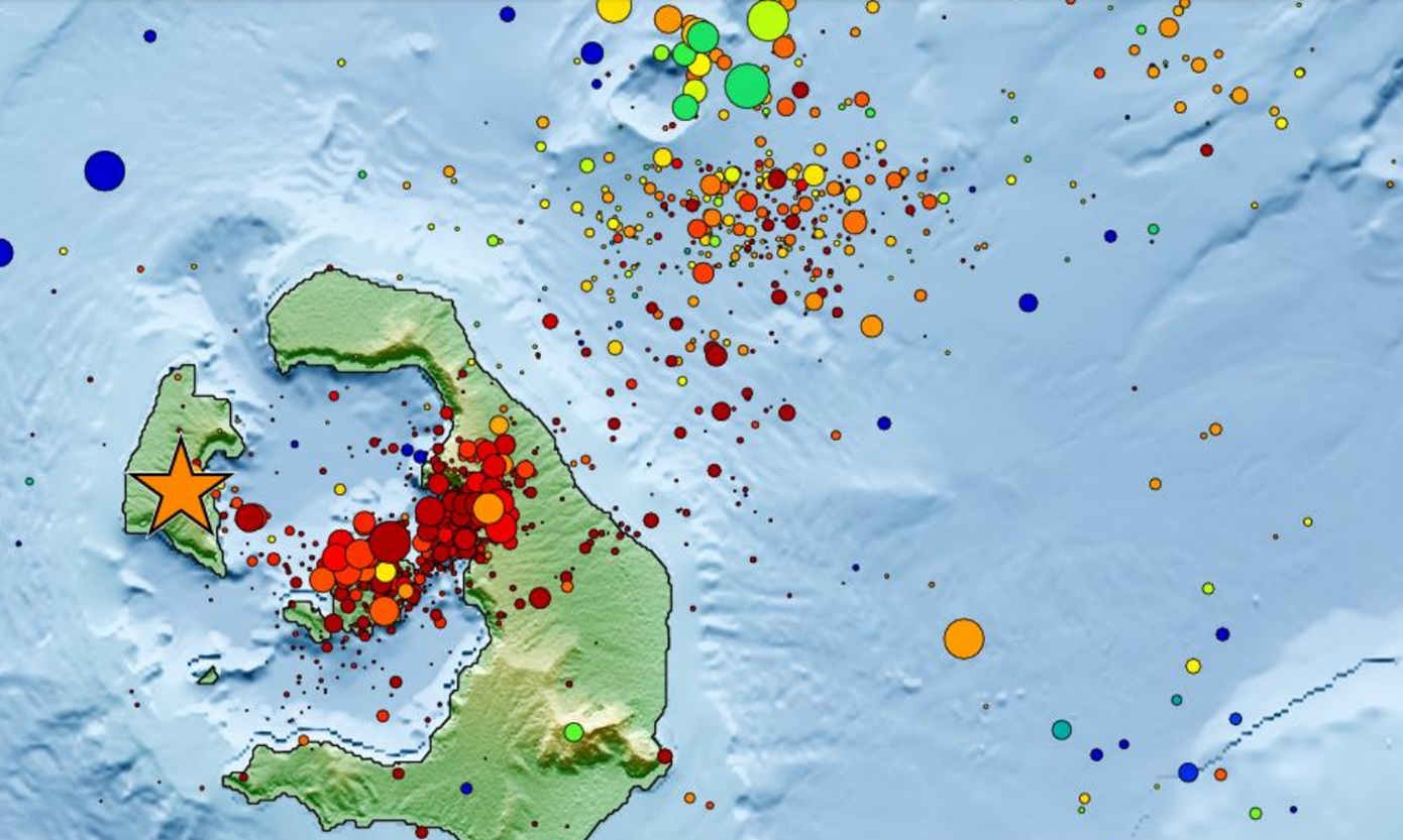 Σαντορίνη: Περισσότεροι από 19.200 σεισμοί καταγράφηκαν έως και τις 14 Φεβρουαρίου &#8211; Παρουσιάζεται σχετική ύφεση