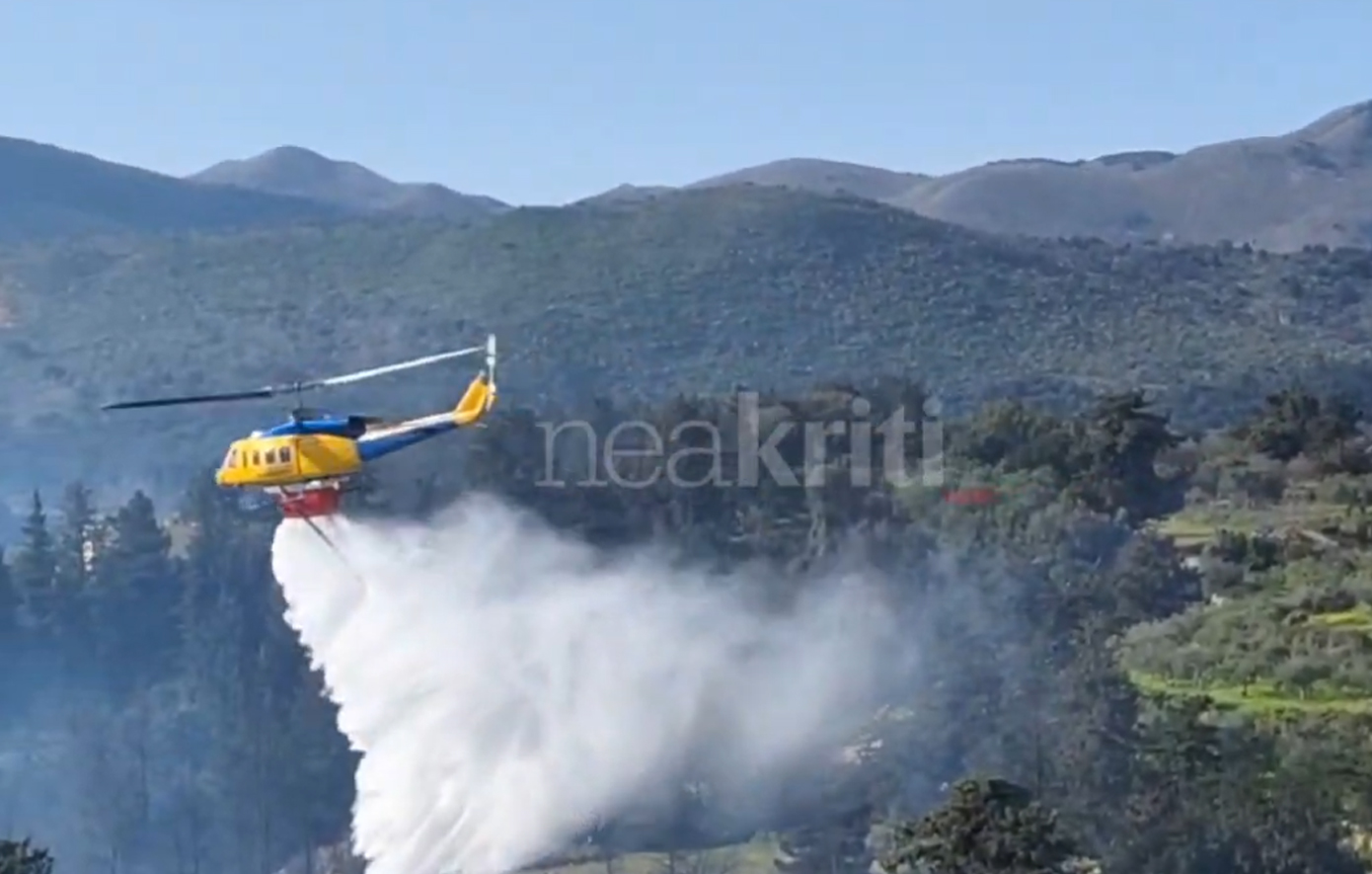 Υπό έλεγχο οι πυρκαγιές στον Αποκόρωνα Χανίων – Εμπρησμό καταγγέλλει ο δήμαρχος