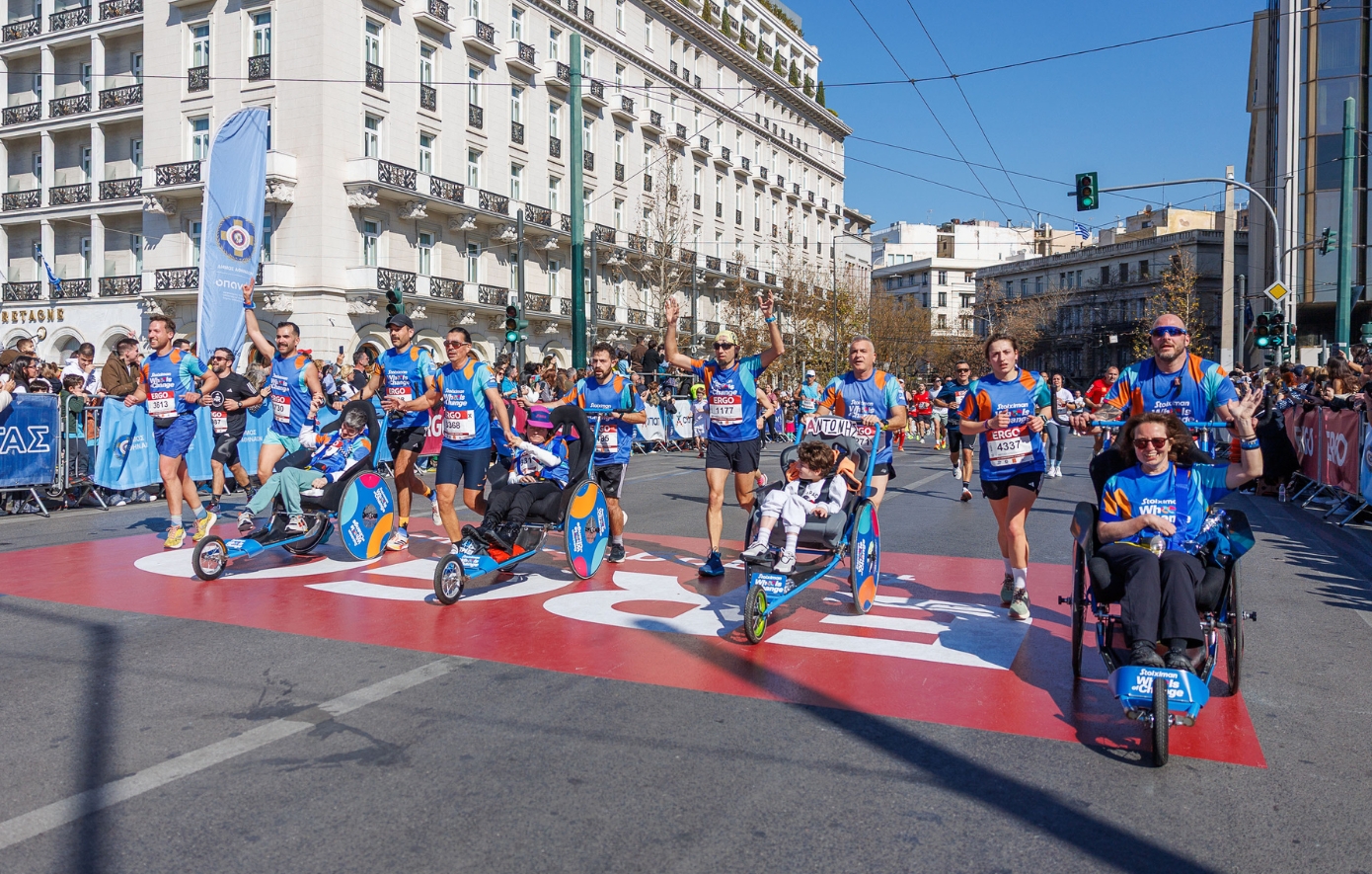 «Τρέχουμε όλοι για όλους»: Η Stoiximan Wheels Of Change για δεύτερη χρονιά στον 13o Ημιμαραθώνιο της Αθήνας