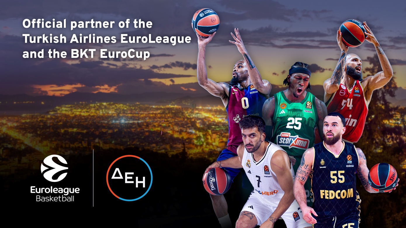 Πολυετής συνεργασία ΔΕΗ και Euroleague Basketball 