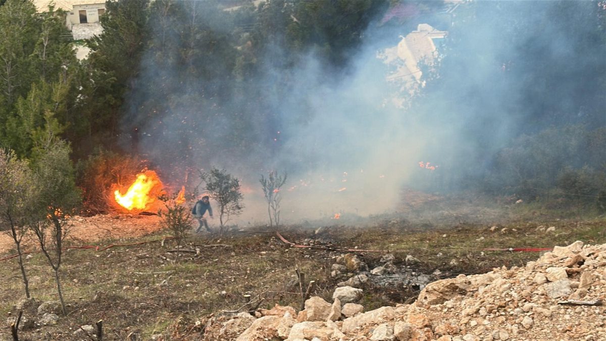 Σε ύφεση η φωτιά στη Λευκάδα &#8211; Διάσπαρτες οι εστίες, ενώ δεν κινδύνευσαν κατοικίες