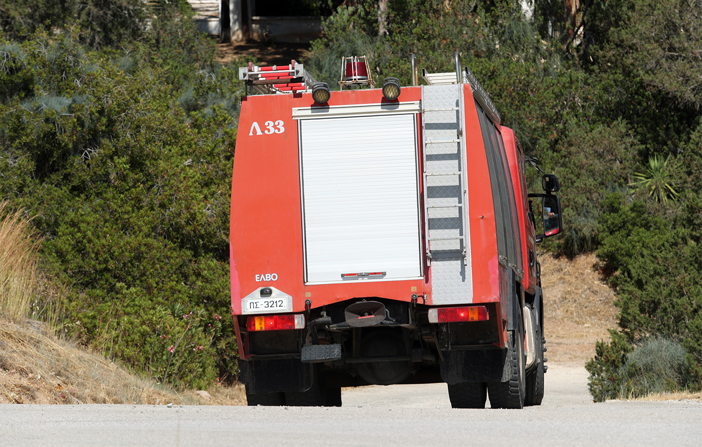 Η άμεση αντίδραση της Πυροσβεστικής πρόλαβε την φωτιά στο Σέιχ Σου Θεσσαλονίκης