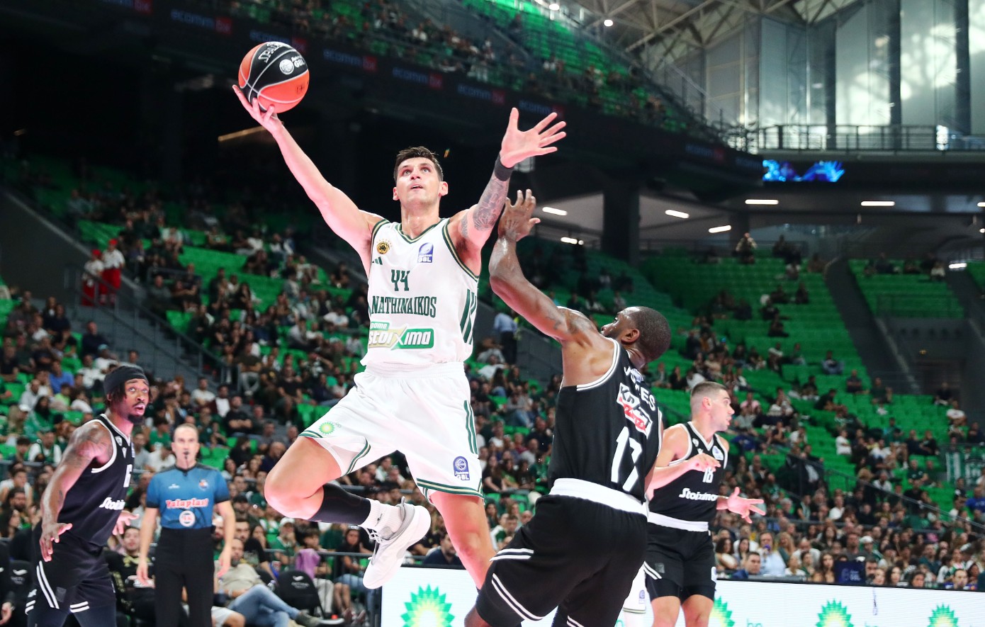 Παναθηναϊκός – ΠΑΟΚ 93-83: Νίκη με… σβηστές μηχανές στην πρεμιέρα της Stoiximan Basket League