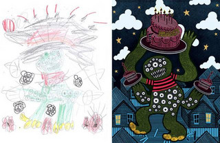 artists_reimagine_kids_monster_drawings_in_new_and_creative_ways_640_08