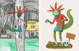 artists_reimagine_kids_monster_drawings_in_new_and_creative_ways_640_23