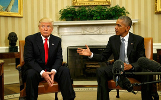 ΜΠΑΡΑΚ ΟΜΠΑΜΑ BARACK OBAMA ΝΤΟΝΑΛΝΤ ΤΡΑΜΠ DONALD TRUMP