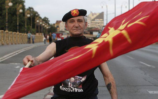 Macedonia Opposition Protest