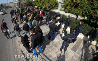 Σε εξέλιξη διαμαρτυρία για την Ελληνοαμερικανική Συμφωνία για τις Βάσεις