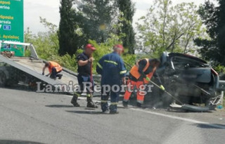 Βίντεο - ντοκουμέντο από το τροχαίο στην Εθνική Οδό