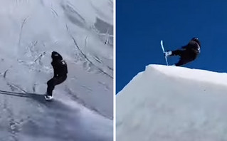 Ο Snowboarder που μοιάζει&#8230; να πετάει