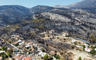 Αεροφωτογραφίες από Αγία Παρασκευή - Μενίδίου πρόποδες Πάρνηθας