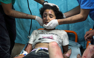 Ασύλληπτες σκηνές στο νοσοκομείο της Γάζας