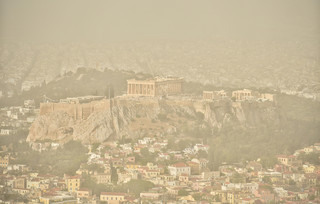 Αφρικανική σκόνη στην Αθήνα