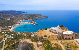 Η θέα από το κάστρο των Κυθήρων