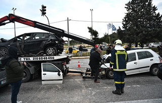 Τροχαίο δυστύχημα στην Κατεχάκη