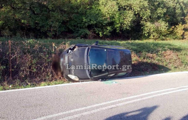 Τροχαίο με εγκλωβισμό στην εθνική οδό Λαμίας – Καρπενησίου